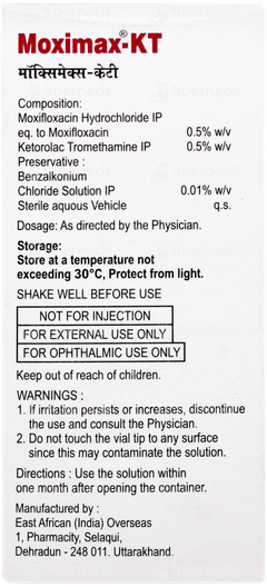 Moximax Kt Eye Drops 10ml