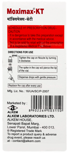 Moximax Kt Eye Drops 10ml