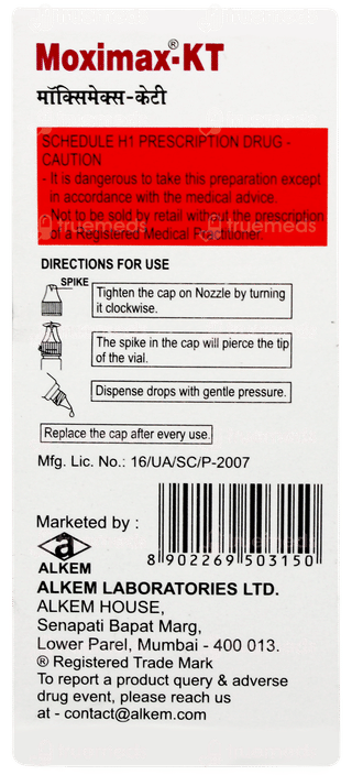 Moximax Kt Eye Drops 10ml