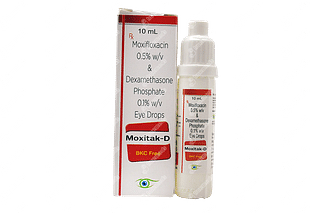 Moxitak D Eye Drops 10 ML