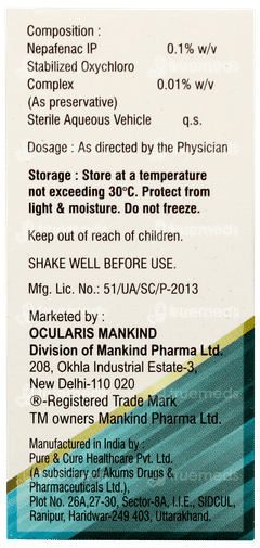 Nepastar Eye Drops 5ml Nepastar Eye Drops 5ml