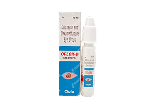 Oflox D 0.3/0.1 % Eye Drops 10 ML