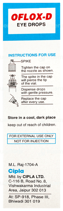 Oflox D Eye Drops 10ml Oflox D Eye Drops 10ml