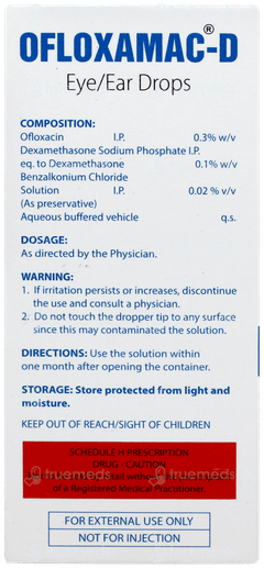 Ofloxamac D Eye/ear Drops 10ml