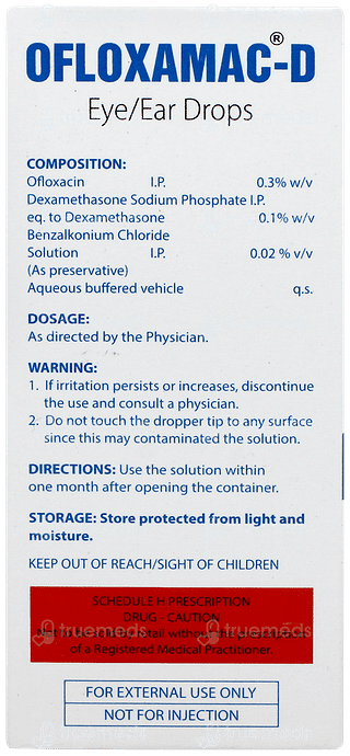 Ofloxamac D Eye/ear Drops 10ml