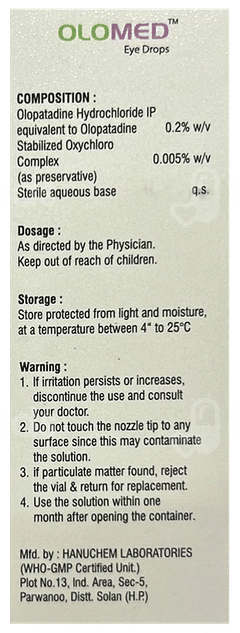 Olomed Eye Drops 5Ml