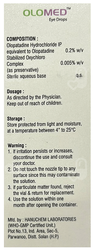 Olomed Eye Drops 5Ml