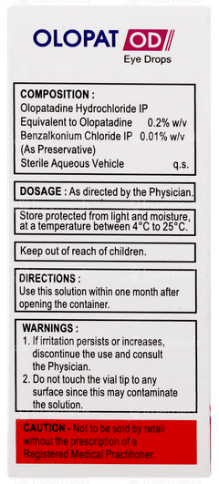 Olopat Od Eye Drops 3ml