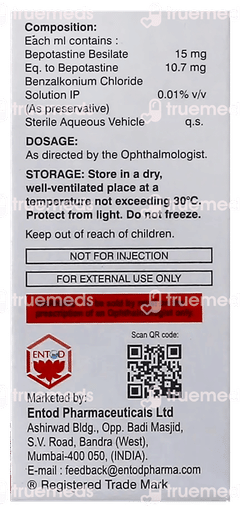 Optihist Bang Eye Drops 5ml