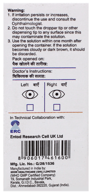 Optihist Bang Eye Drops 5Ml