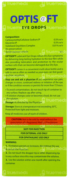 Optisoft Eye Drops 10ml Optisoft Eye Drops 10ml