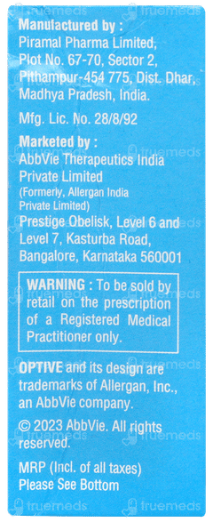 Optive Eye Drops 10ml