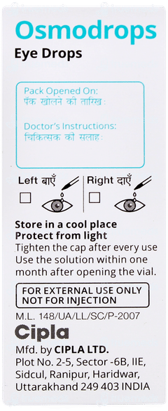 Osmodrops Eye Drops 10ml