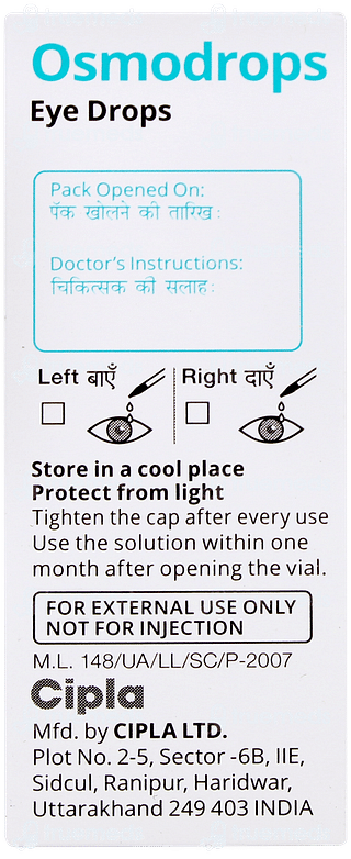 Osmodrops Eye Drops 10ml