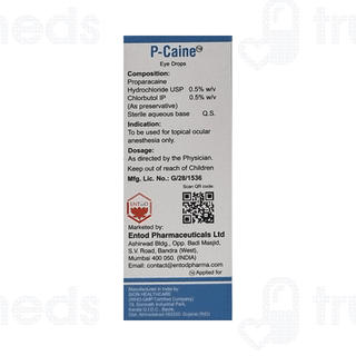 P Caine Eye Drops 5ml