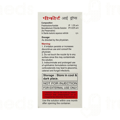 Pcort Eye Drops 5ml Pcort Eye Drops 5ml