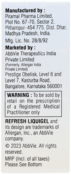 Refresh Liquigel Eye Drops 10ml