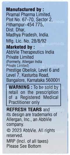 Refresh Tears Eye Drops 10ml