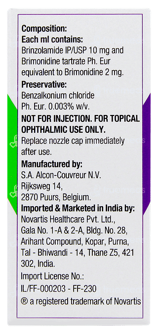 Simbrinza Ophthalmic Suspension 5ml