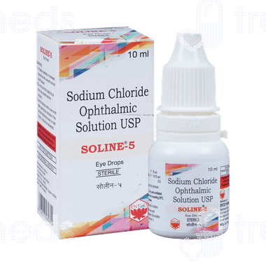 Soline 5 % Eye Drops 10 Ml