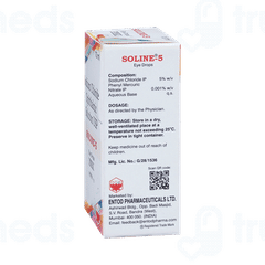 Soline 5 % Eye Drops 10 ML