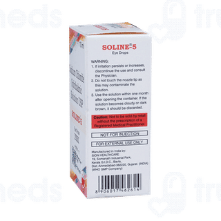 Soline 5 % Eye Drops 10 ML
