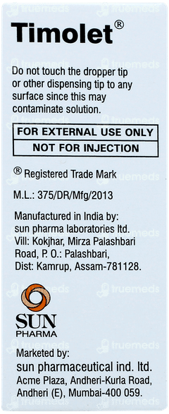 Timolet Eye Drops 5ml Timolet Eye Drops 5ml