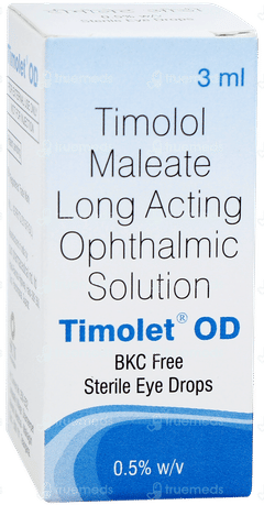 Timolet Od Eye Drops 3ml Timolet Od Eye Drops 3ml