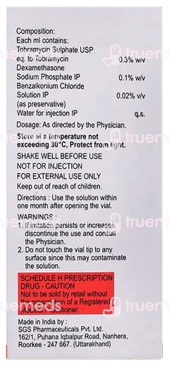 Tobraject D Eye Drops 10ml