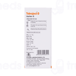 Tobraject D Eye Drops 10ml