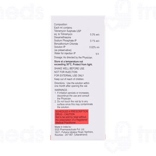 Tobraject D Eye Drops 10ml