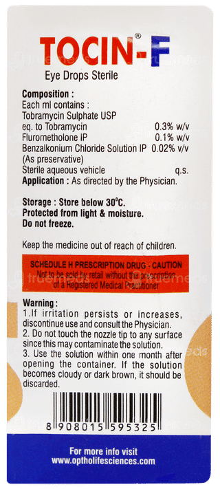 Tocin F Eye Drops 5ml