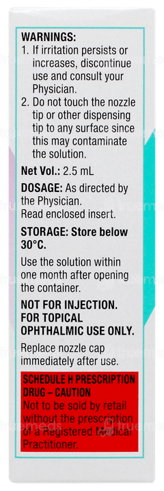 Travacom Ophthalmic Solution 2.5ml Travacom Ophthalmic Solution 2.5ml