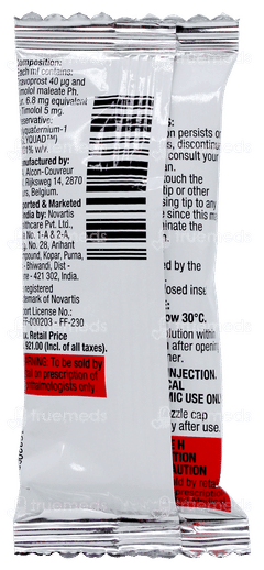 Travacom Ophthalmic Solution 2.5ml Travacom Ophthalmic Solution 2.5ml