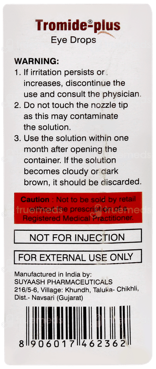 Tromide Plus Eye Drops 5ml