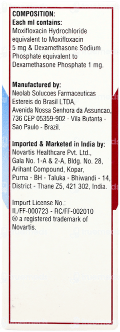 Vigadexa Ophthalmic Solution 5ml Vigadexa Ophthalmic Solution 5ml