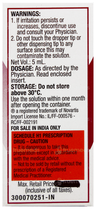 Vigamox Ophthalmic Solution 5Ml