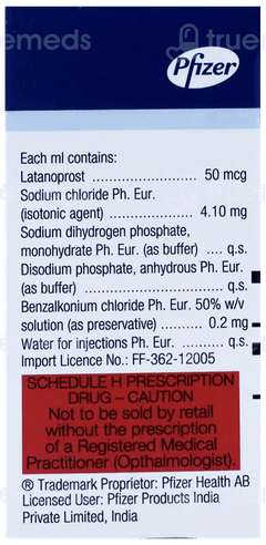 Xalatan 0.005% Eye Drops 2.5Ml Xalatan 0.005% Eye Drops 2.5Ml