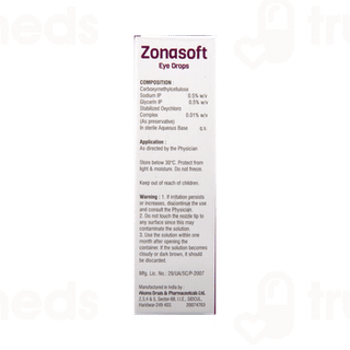 Zonasoft Eye Drops 10ml
