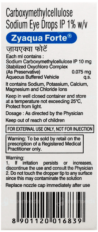 Zyaqua Forte Eye Drops 10Ml