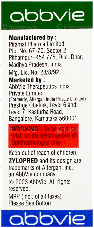 Zylopred Ophthalmic Suspension 5Ml