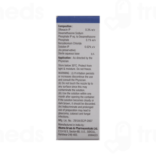 Zynoff Dx Eye/ear Drops 5ml