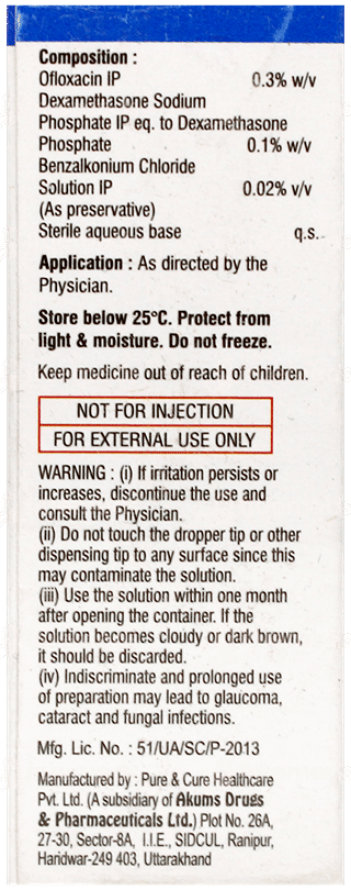 Zynoff Dx Eye/Ear Drops 5Ml