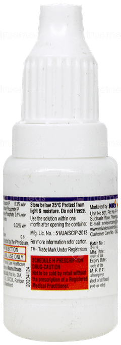 Zynoff Dx Eye/Ear Drops 5Ml Zynoff Dx Eye/Ear Drops 5Ml
