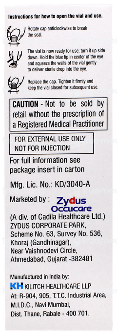 Zytrav Eye Drops 3ml Zytrav Eye Drops 3ml