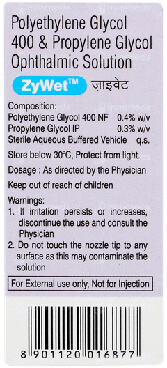 Zywet Ophthalmic Solution 10ml Zywet Ophthalmic Solution 10ml