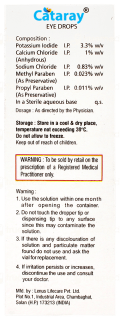 Cataray Eye Drops 10ml