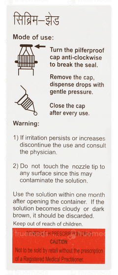 Cibrim Z Eye Drops 5ml