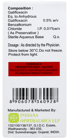 Gaticon Hs Eye Drops 5ml