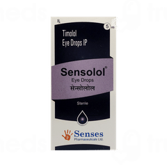 Sensolol 0.5 % Eye Drops 5 ML Sensolol 0.5 % Eye Drops 5 ML